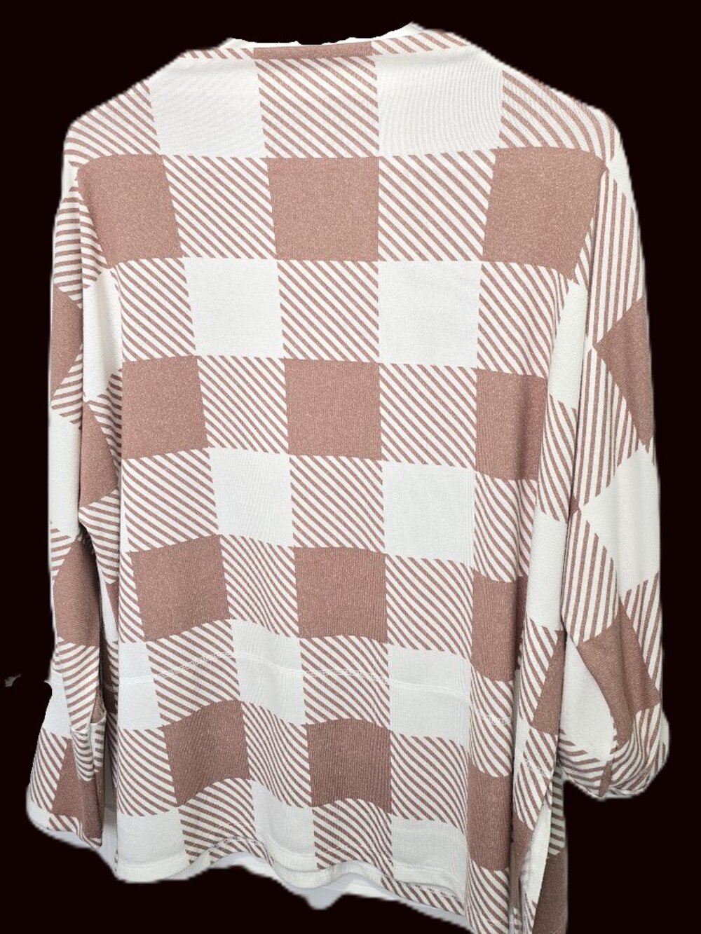 Maurices Sylvan Plaid Tunic Top